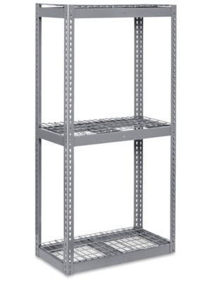 Wide Span Storage Rack - Wire Decking, 36 x 18 x 60 H-3219 - Uline