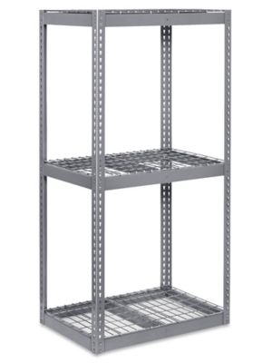 Wide Span Storage Rack - Wire Decking, 36 x 24 x 72" H-3240