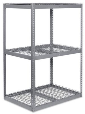 Wide Span Storage Rack - Wire Decking, 48 x 36 x 72" H-3244