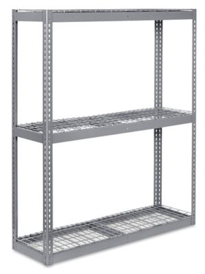 Wide Span Storage Rack - Wire Decking, 36 x 18 x 60 H-3219 - Uline