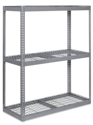 Solid Stainless Steel Shelving - 60 x 24 x 72 H-6817 - Uline