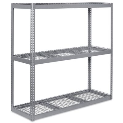 Wide Span Storage Rack - Wire Decking, 72 x 24 x 60 H-3231 - Uline