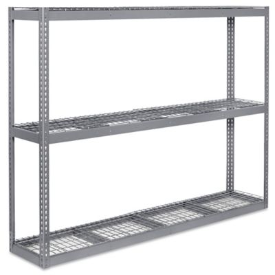 Wide Span Storage Rack - Wire Decking, 96 x 18 x 72" H-3254