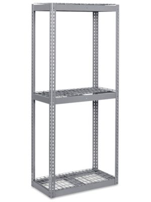 Wide Span Storage Rack - Wire Decking, 36 x 18 x 84" H-3259