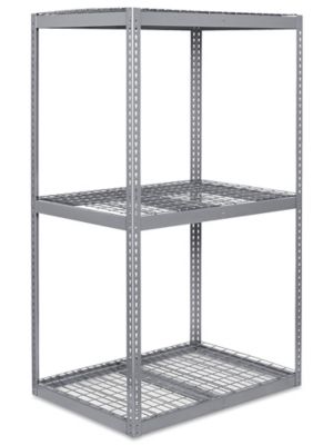Wide Span Storage Rack - Wire Decking, 48 x 36 x 84" H-3264