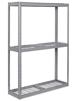 Wide Span Storage Rack - Wire Decking, 60 x 18 x 84" H-3266