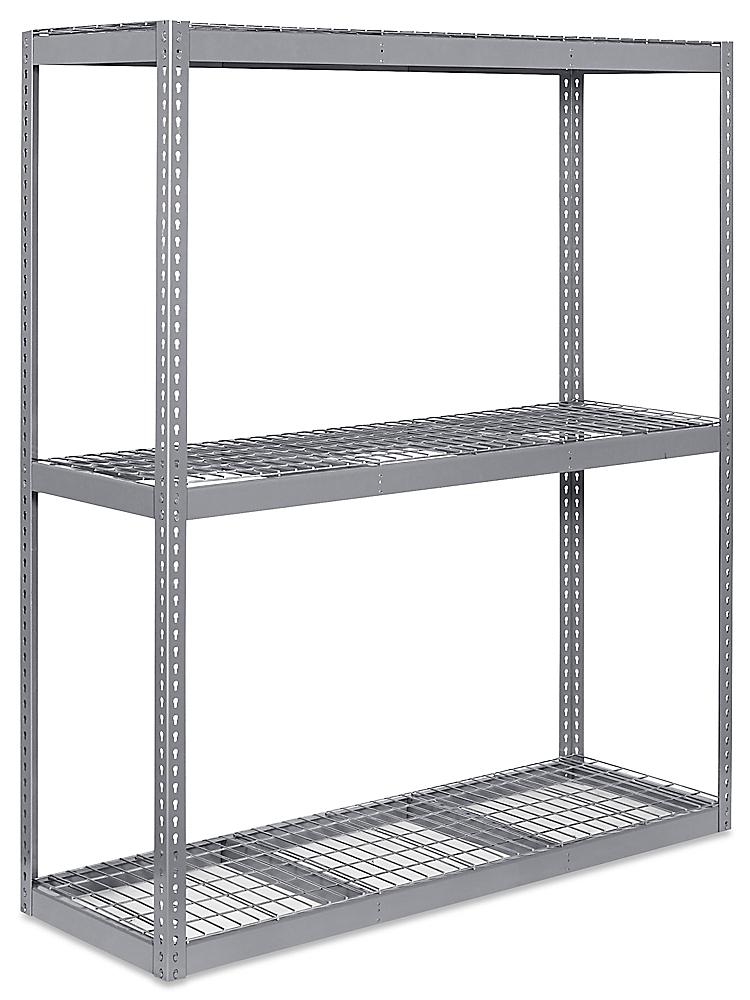Wide Span Storage Rack Wire Decking, How To Put Together Uline Shelves