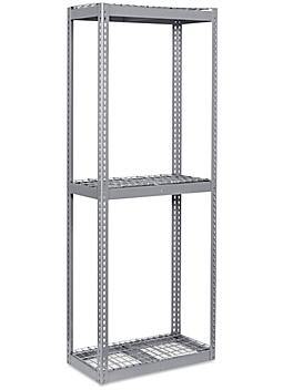 Wide Span Storage Rack - Wire Decking, 36 x 18 x 96" H-3279