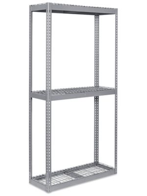 Wide Span Storage Rack - Wire Decking, 48 x 18 x 96" H-3282