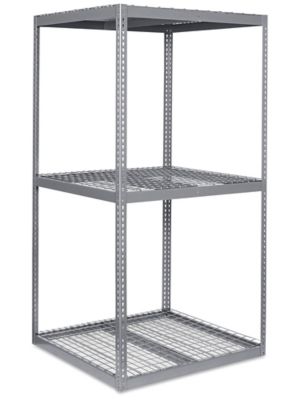Wide Span Storage Rack - Wire Decking, 48 x 48 x 96" H-3285