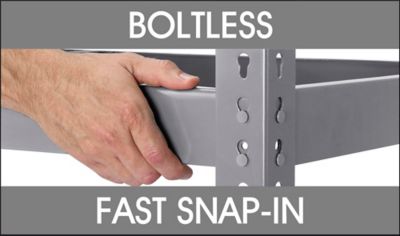Boltless, Fast Snap-In