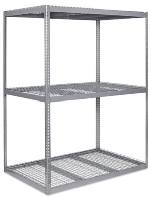 Wide Span Storage Rack - Wire Decking, 72 x 24 x 60 H-3231 - Uline