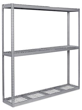Wide Span Storage Rack - Wire Decking, 96 x 18 x 96" H-3294