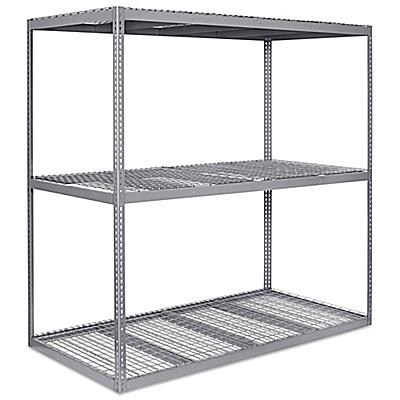 Wide Span Storage Rack Wire Decking, Uline Wire Shelving Assembly Instructions