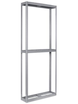 Wide Span Storage Rack - Wire Decking, 48 x 12 x 120" H-3301