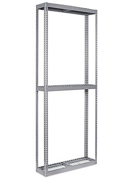 Wide Span Storage Rack - Wire Decking, 48 x 12 x 120" H-3301