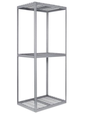 Wide Span Storage Rack - Wire Decking, 48 x 36 x 120" H-3304