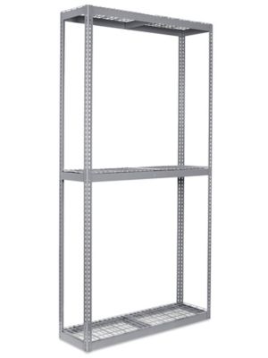 Wide Span Storage Rack - Wire Decking, 60 x 18 x 120" H-3306