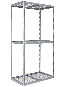 Wide Span Storage Rack - Wire Decking, 60 x 36 x 120" H-3308