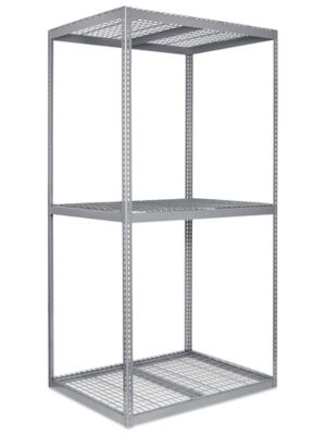 Wide Span Storage Rack - Wire Decking, 60 x 48 x 120" H-3309