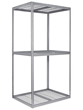 Wide Span Storage Rack - Wire Decking, 60 x 48 x 120" H-3309