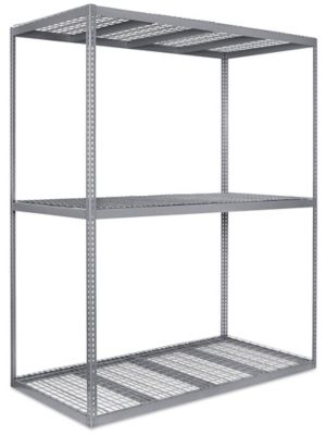Wide Span Storage Rack - Wire Decking, 96 x 48 x 120" H-3317