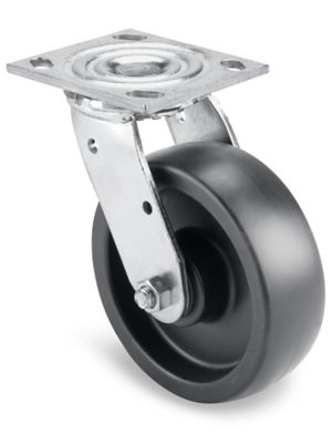 Heavy Duty Polyolefin Caster - Swivel, 6 x 2" H-3322S