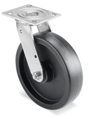 Heavy Duty Polyolefin Caster - Swivel, 8 x 2