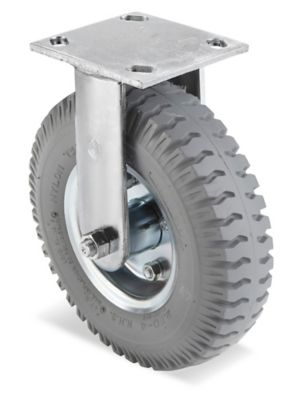 Pneumatic Caster - Rigid, 8 x 2 1/2", Gray H-3328GR-R