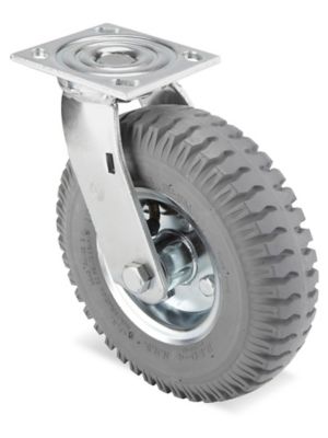 Pneumatic Caster - Swivel, 8 x 2 1/2", Gray H-3328GR-S
