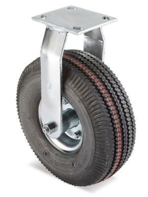 Pneumatic Caster - Rigid, 10 x 4", Black H-3329BL-R