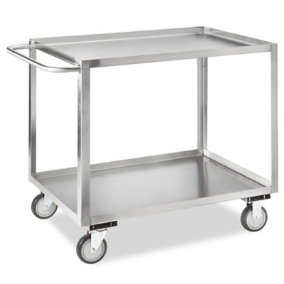 ULINE Cart, Service Enclosed Wht - H-3365W - Each / 1