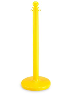  Plastic Crowd Control Post - Flat Base