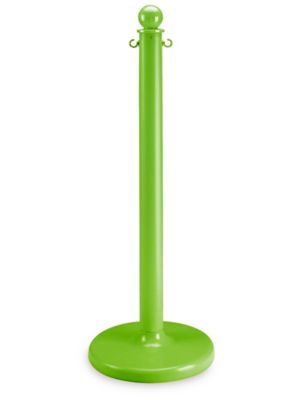Plastic Crowd Control Post - Flat Base, Lime H-3361LIME