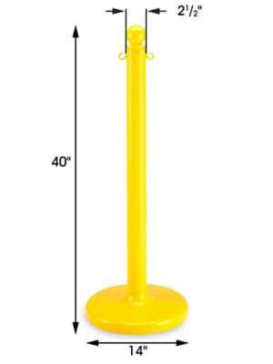 Yellow Plastic Safety Barrier Chain For Outdoor And Indoor Events Weatherproof Link 100 Ft