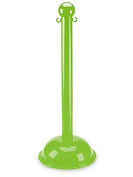 Plastic Crowd Control Post - Dome Base, Lime H-3362LIME