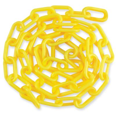 3/4 in. Light Duty Plastic Chain - Standard Colors by Crowd Control Warehouse