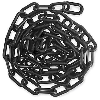 Plastic Barrier Chain - 8', Black H-3363BL