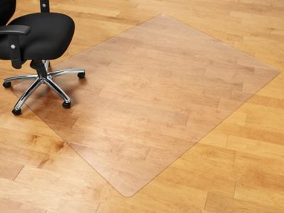 Carpet Chair Mat - No Lip, 36 x 36, Clear - ULINE - H-4522