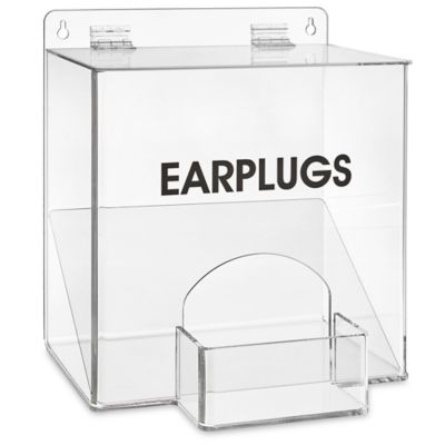 LARGE CLEAR EARPLUG CASE