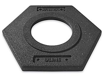 10 lb Hexagonal Rubber Base for Channelizer Cone H-3416