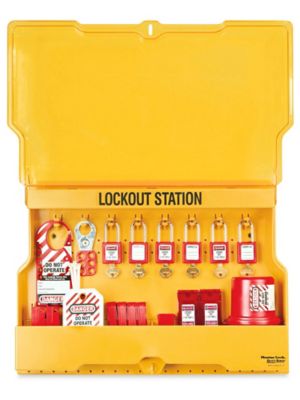 Lockout/Tagout Wall Mount Station Electrical H3450 Uline