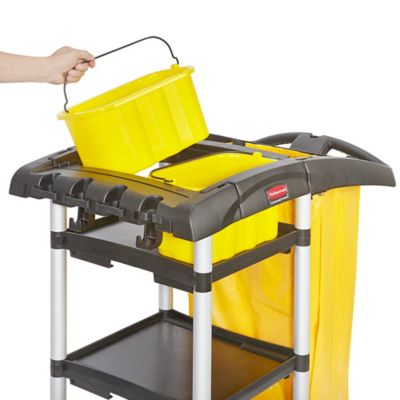 Rubbermaid® High Capacity Janitor Cart H-3457 - Uline