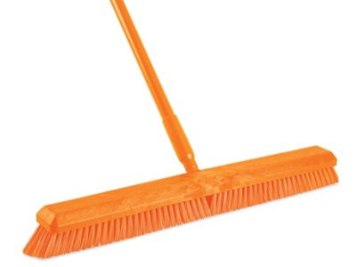 Colored Scrub Brush - Long Handle, Yellow H-8560Y - Uline