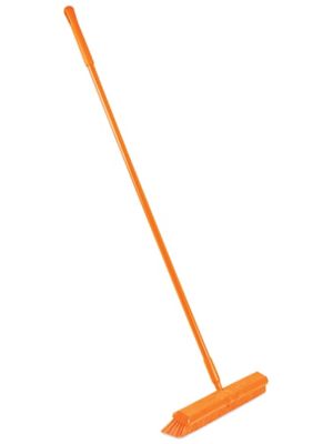Colored Push Broom - 24, Orange H-3460O - Uline