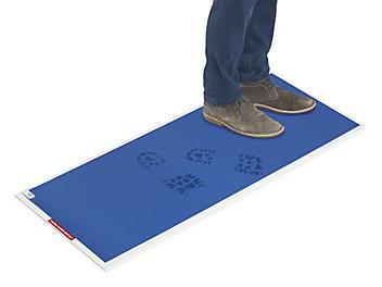 Clean Mat Sheets with Frame - 18 x 45", Blue H-3463BLU
