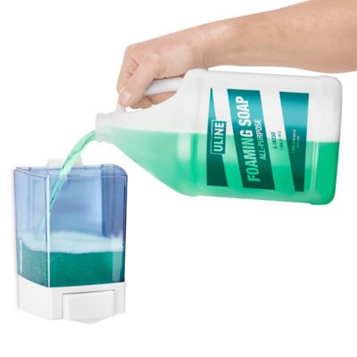 Bulk Foaming Soap Manual Wall-Mount Dispenser - 46 oz H-3476 - ULINE