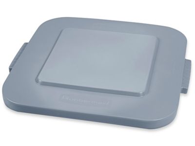 Rubbermaid<sup><small>MD</small></sup> Brute<sup><small>MD</small></sup> – Couvercle pour poubelle carrée – 40 gallons, gris