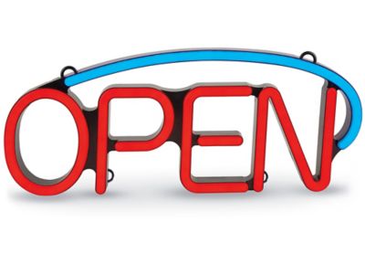 Led open shop sign