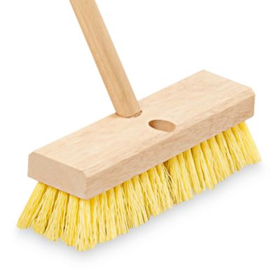 Libman 10-in Poly Fiber Stiff Deck Brush in the Deck Brushes department at